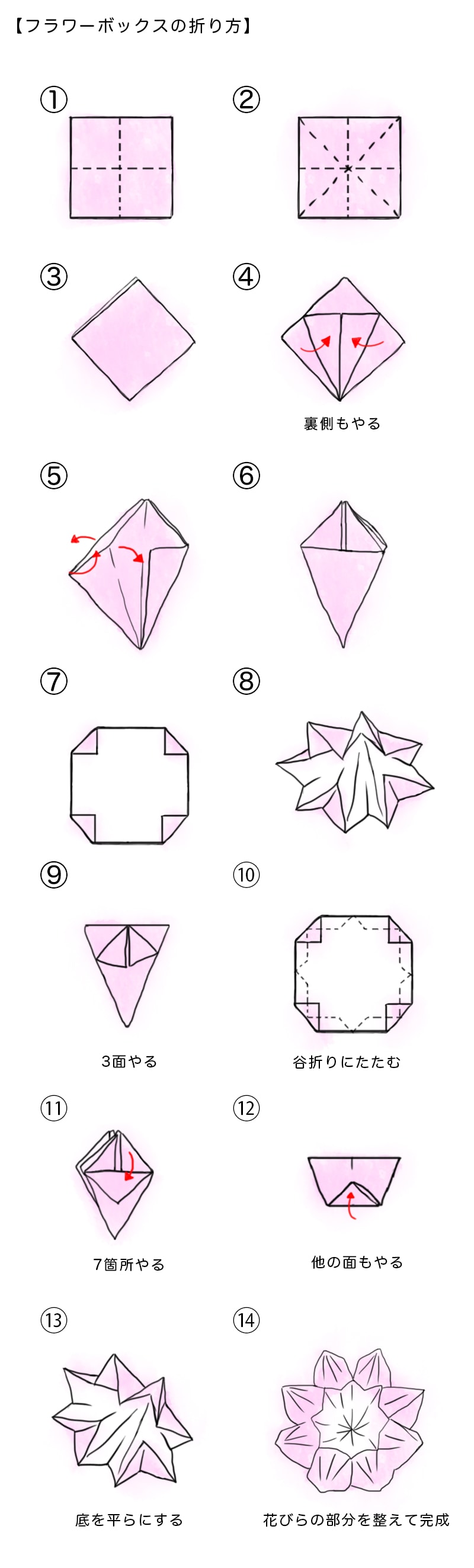 テーブルを華やかに！フラワーボックス