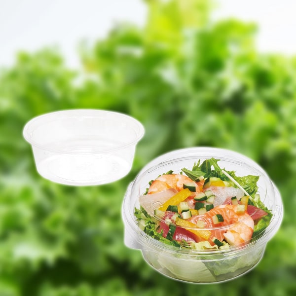 リスパック 食品容器 バイオカップ（クリーンカップ） 丸型 129パイ320BL 本体 50個/袋