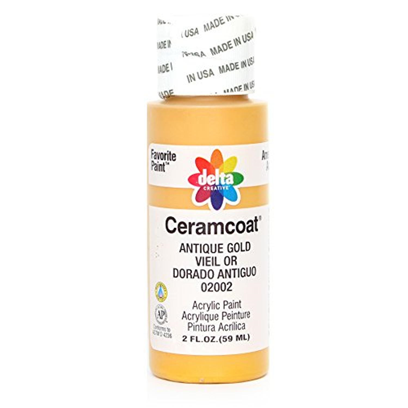 プラッド アクリル絵具 セラムコート アンティークゴールド CE-2002 2oz.(59ml) 1個(ご注文単位1個)【直送品】