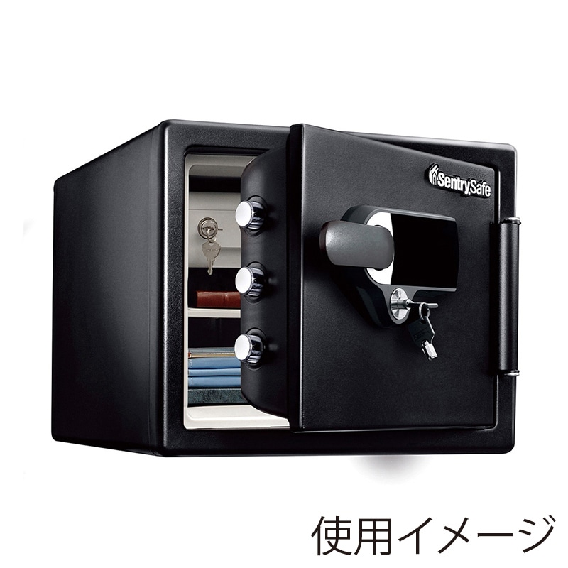 マスターロック・セントリー 据置型スタンダード金庫　ビッグボルト アラームセーフ付　S　テンキー式 JFW082UEL 1台（ご注文単位1台）【直送品】