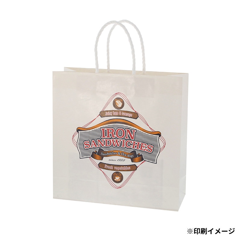 【オリジナル印刷】特注小ロットスムースバッグ　3才 フルカラー片面印刷 白無地100枚