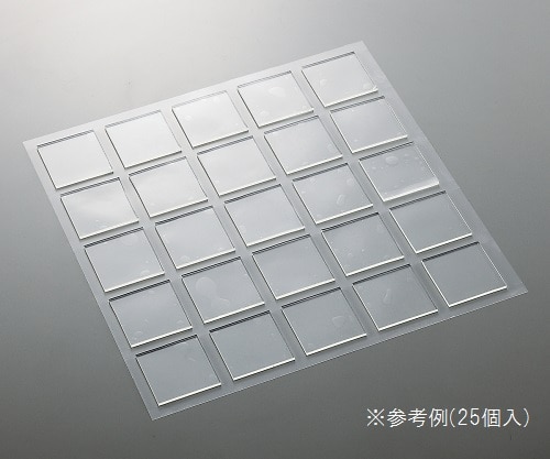 エクシール 転倒防止シート（ゲルタック角型）　20×20×2.0t　100個入　GT01-22015 1シート（ご注文単位1シート）【直送品】