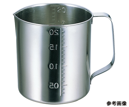 スギコ産業 18-8計量水マス(口付) 3L SH-638M 1個(ご注文単位1個)【直送品】