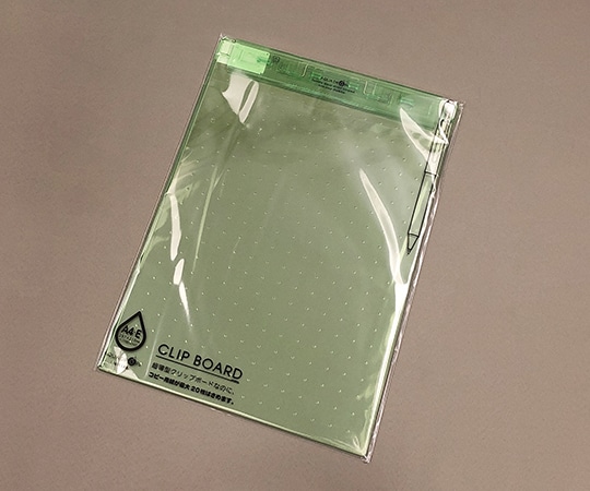 LIHITLAB 超薄型クリップボード 黄緑 A-5067 1枚(ご注文単位1枚)【直送品】