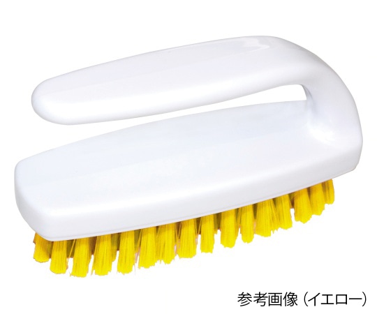 ヒルブラシ(サーモンブラシ) サーモンブラシ つめブラシ イエロー 毛丈18mm NA10 1個(ご注文単位1個)【直送品】