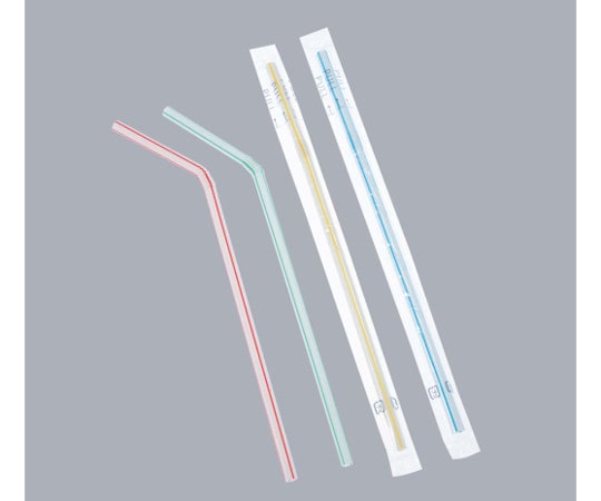 佐藤トレーディング 曲がるストロー OPP透明袋入り(500本入)φ6×210mm 5900000 1セット(ご注文単位1セット)【直送品】