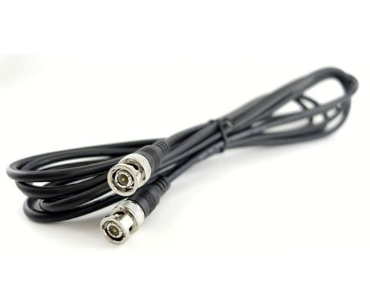 アズワン 両端BNCコネクタ付き 75Ω同軸ケーブル 2m BNC-CB-2.0M-BK 1本(ご注文単位1本)【直送品】