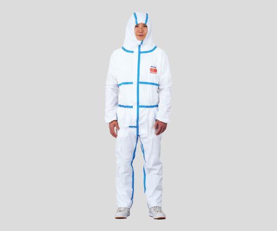 アズワン アズセーフつなぎ服(テープシールド付) M 1着(ご注文単位1着)【直送品】