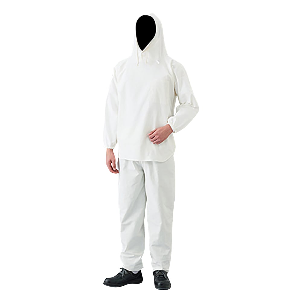 アズワン 塗装服 上下セット 左胸ポケット付 L HK-502 F 1セット(ご注文単位1セット)【直送品】
