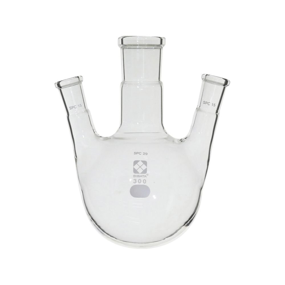 柴田科学 SPC三口丸底フラスコ 300mL 030170-15300 1個(ご注文単位1個)【直送品】