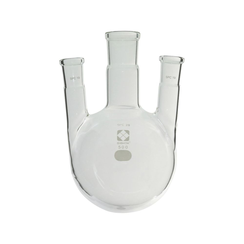 柴田科学 SPC三口丸底フラスコ 500mL 030170-19500 1個(ご注文単位1個)【直送品】