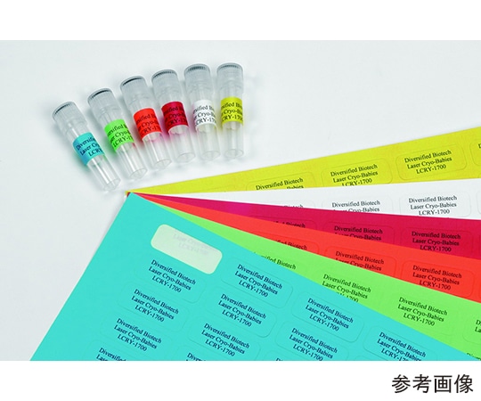 Diversified　Biotech 0.5mLチューブ用 クライオベイビー シートタイプ ホワイト 1個（119枚×20シート入）　LCRY-2380 1個（ご注文単位1個）【直送品】
