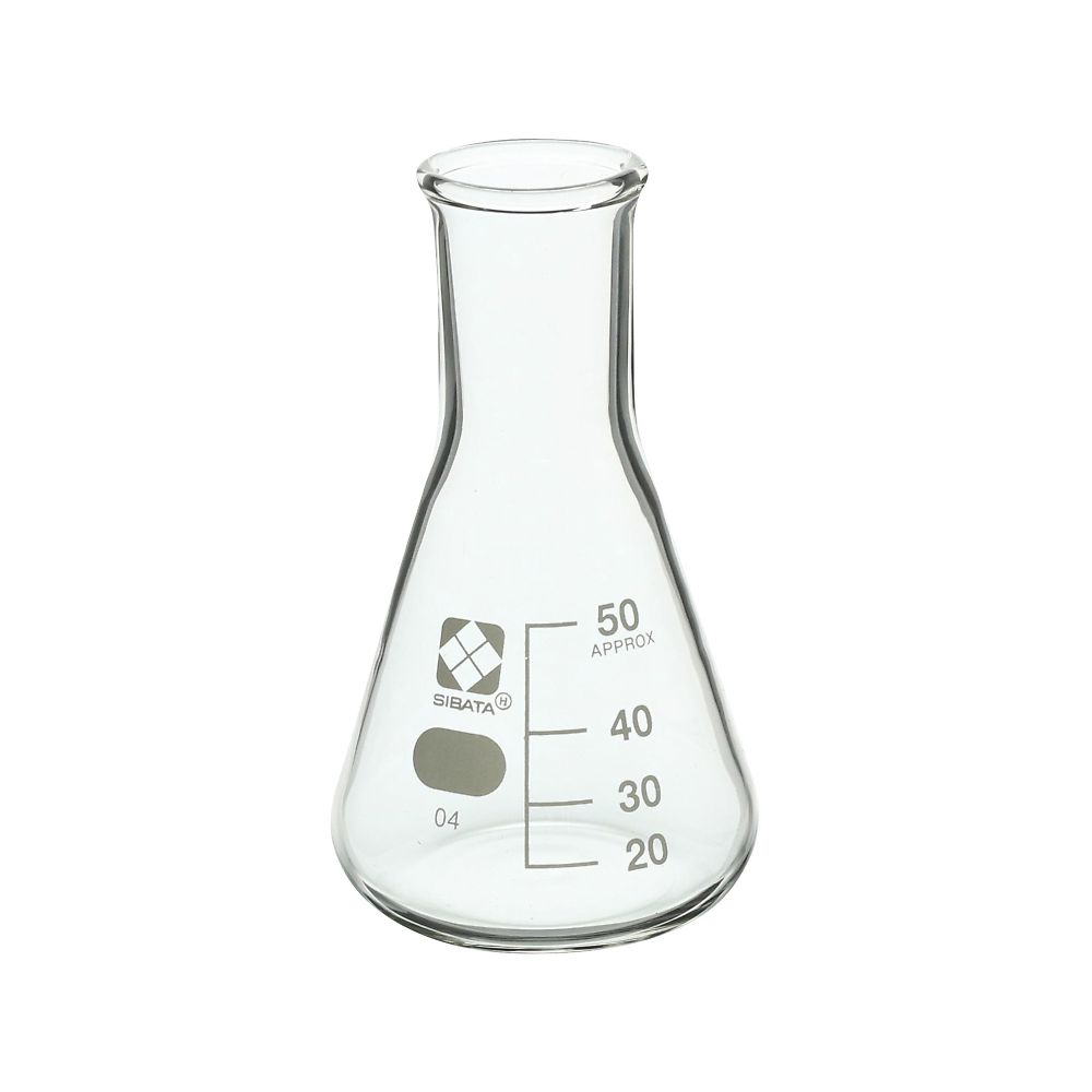 柴田科学 三角フラスコ 50mL 1本入 010530-50A 1本(ご注文単位1本)【直送品】