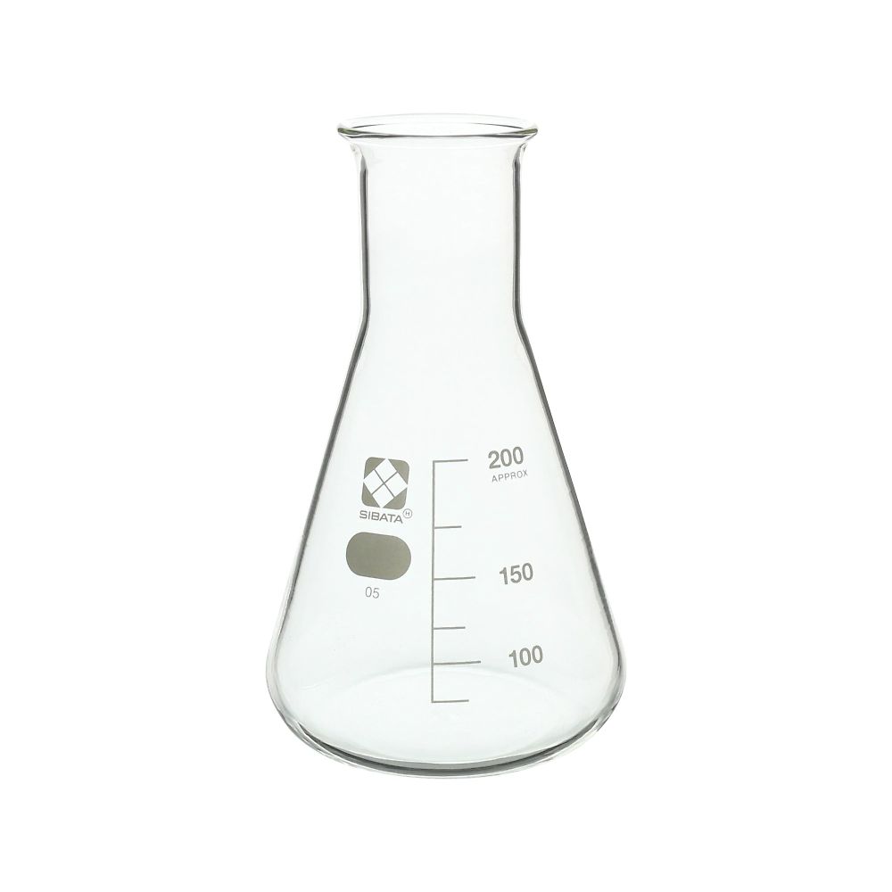 柴田科学 三角フラスコ 200mL 1本入 010530-200A 1本(ご注文単位1本)【直送品】