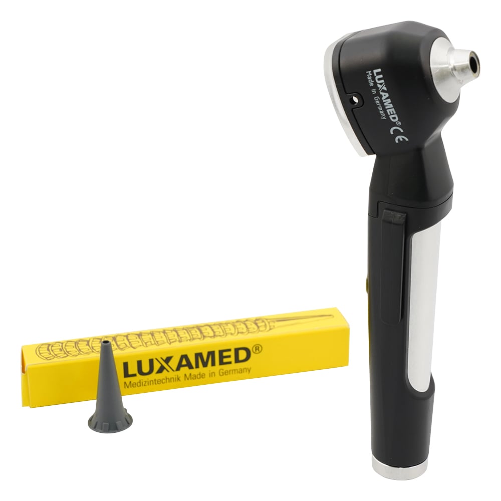 Luxamed LED検耳鏡 黒 1本(ご注文単位1本)【直送品】