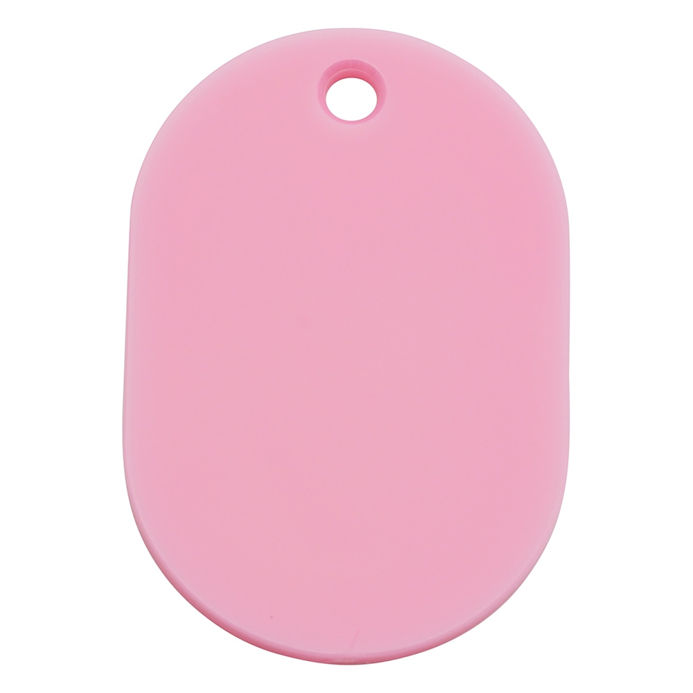共栄プラスチック 番号札 小(31×45mm) 番号無し ピンク 1組(50枚入) 1組(ご注文単位1組)【直送品】