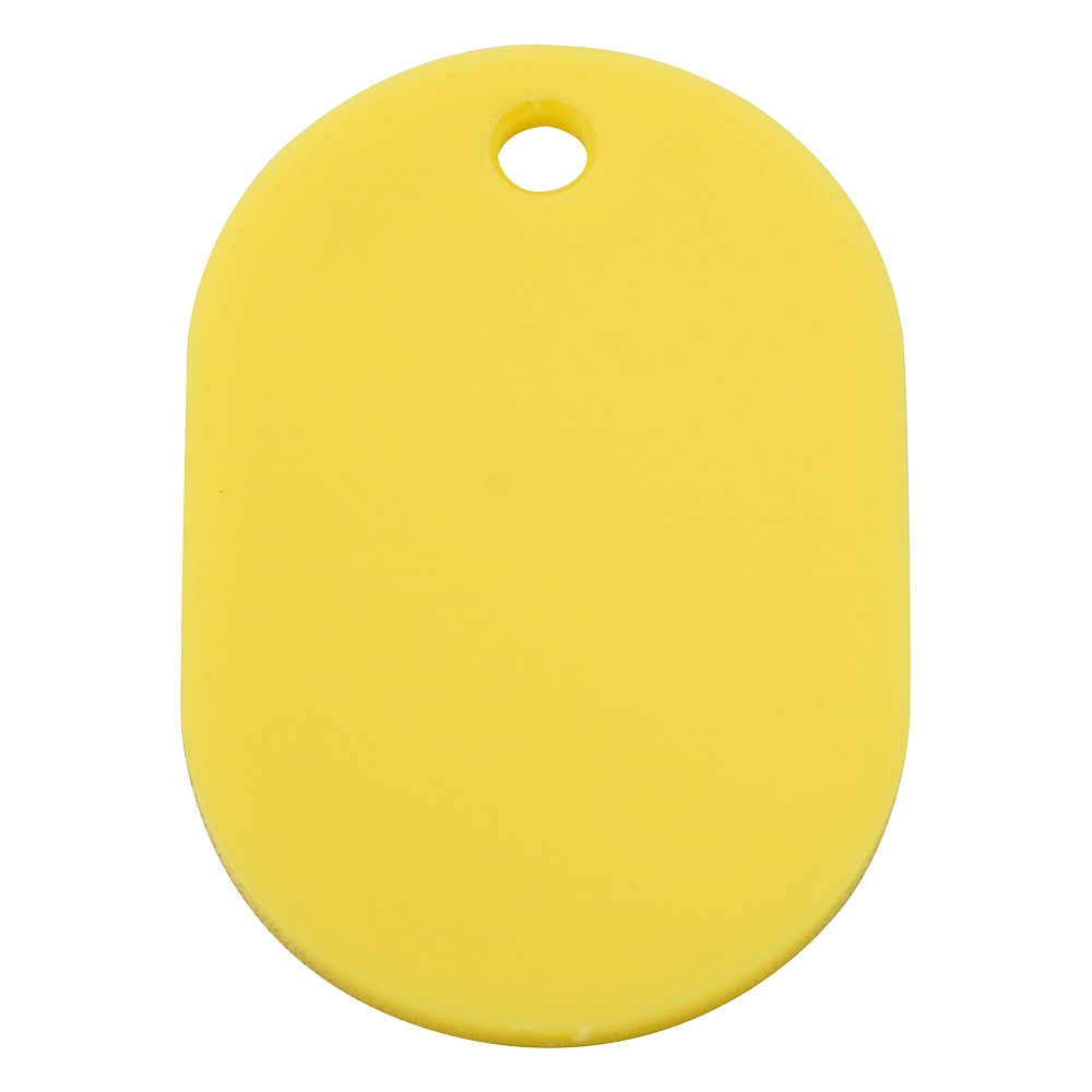 共栄プラスチック 番号札 小(31×45mm) 番号無し イエロー 1組(50枚入) 1組(ご注文単位1組)【直送品】