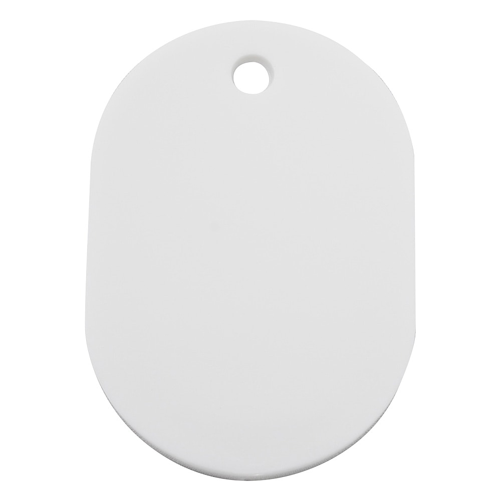 共栄プラスチック 番号札 大(41×60mm) 番号無し ホワイト 1組(50枚入) 1組(ご注文単位1組)【直送品】