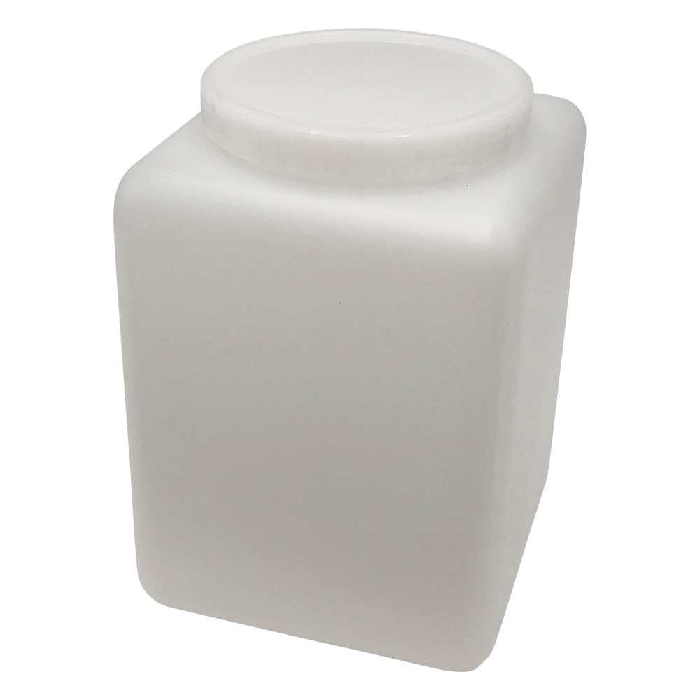 アズワン ハイルーテ角瓶(PE製) 4L 4000 1箱(ご注文単位1箱)【直送品】