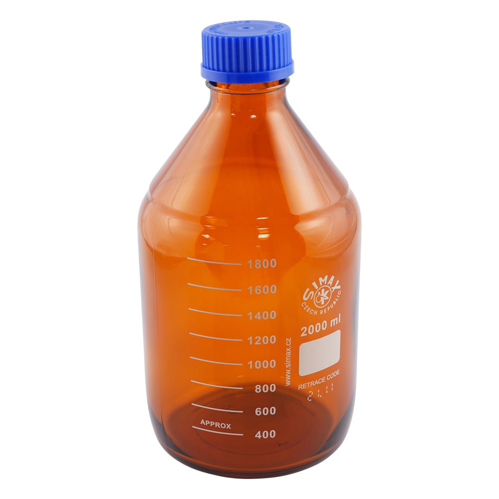 SIMAX ネジ口メディウム瓶 (遮光) 2000mL 2070H/2000 1個(ご注文単位1個)【直送品】