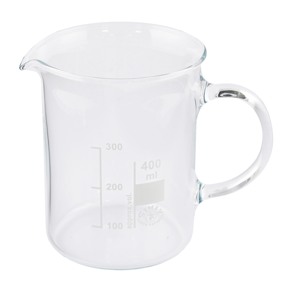 SIMAX ガラス手付ビーカー 400mL 154/400 1個(ご注文単位1個)【直送品】