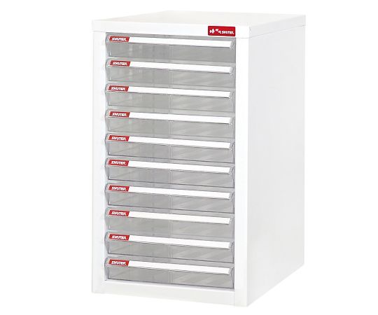 アズワン 堅牢レターケース A4-110P 1個(ご注文単位1個)【直送品】