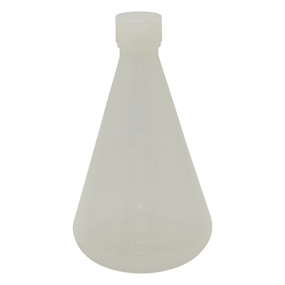 アズワン PP三角フラスコ(スクリューキャップ付) 2000mL PEF2000 1個(ご注文単位1個)【直送品】