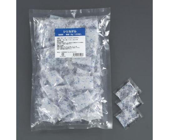 エスコ 60x50mm シリカゲル乾燥剤(100個) EA941A-41 1袋(ご注文単位1袋)【直送品】