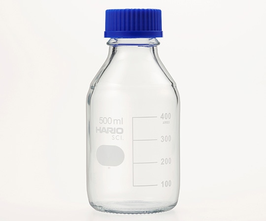 HARIO 耐熱ねじ口瓶(液切リング付) GL-45 500mL NBO-500-SCI 1本(ご注文単位1本)【直送品】