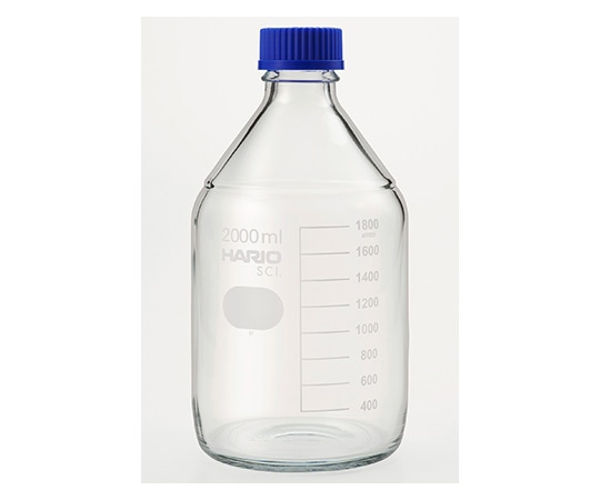 HARIO 耐熱ねじ口瓶(液切リング付) GL-45 2000mL NBO-2L-SCI 1本(ご注文単位1本)【直送品】