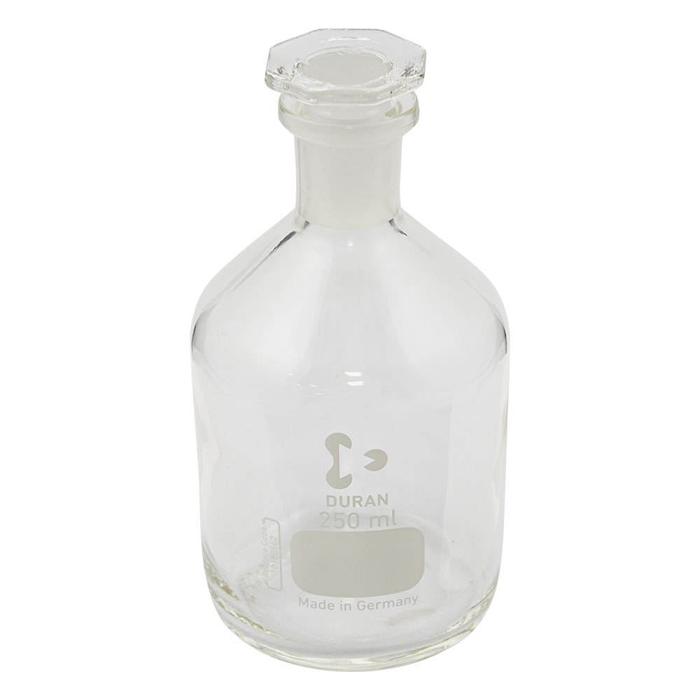 SCHOTT/DURAN 試薬瓶(栓付き)(デュラン(R)) 白 250mL 211653609 1本(ご注文単位1本)【直送品】