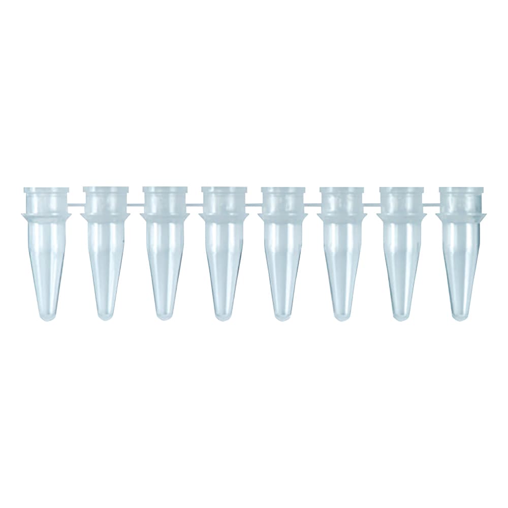 BIO-BIK(イナ・オプティカ) PCR用チューブ 8連チューブ0.2mL 125入 T-028 1袋(ご注文単位1袋)【直送品】
