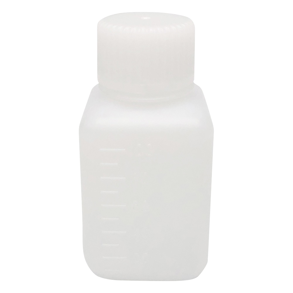 ニッコー・ハンセン Jボトル角型 細口(ナチュラル) 100mL 1本 1540-01 1本(ご注文単位1本)【直送品】