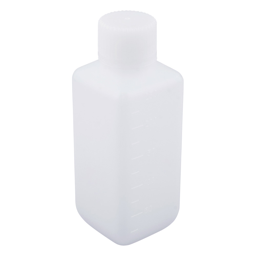 ニッコー・ハンセン Jボトル角型 細口(ナチュラル) 250mL 1本 1540-02 1本(ご注文単位1本)【直送品】