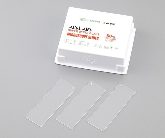 アズワン アズラボ スライドガラス(縁研磨) 25×75mm 50枚入 0313-0001 90° 1箱(ご注文単位1箱)【直送品】