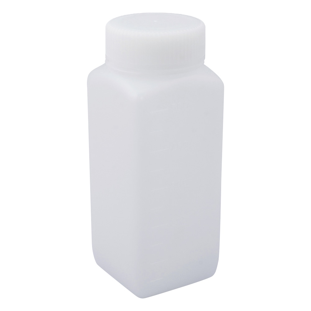 ニッコー・ハンセン Jボトル角型 広口(ナチュラル) 500mL 1本 1550-03 1本(ご注文単位1本)【直送品】