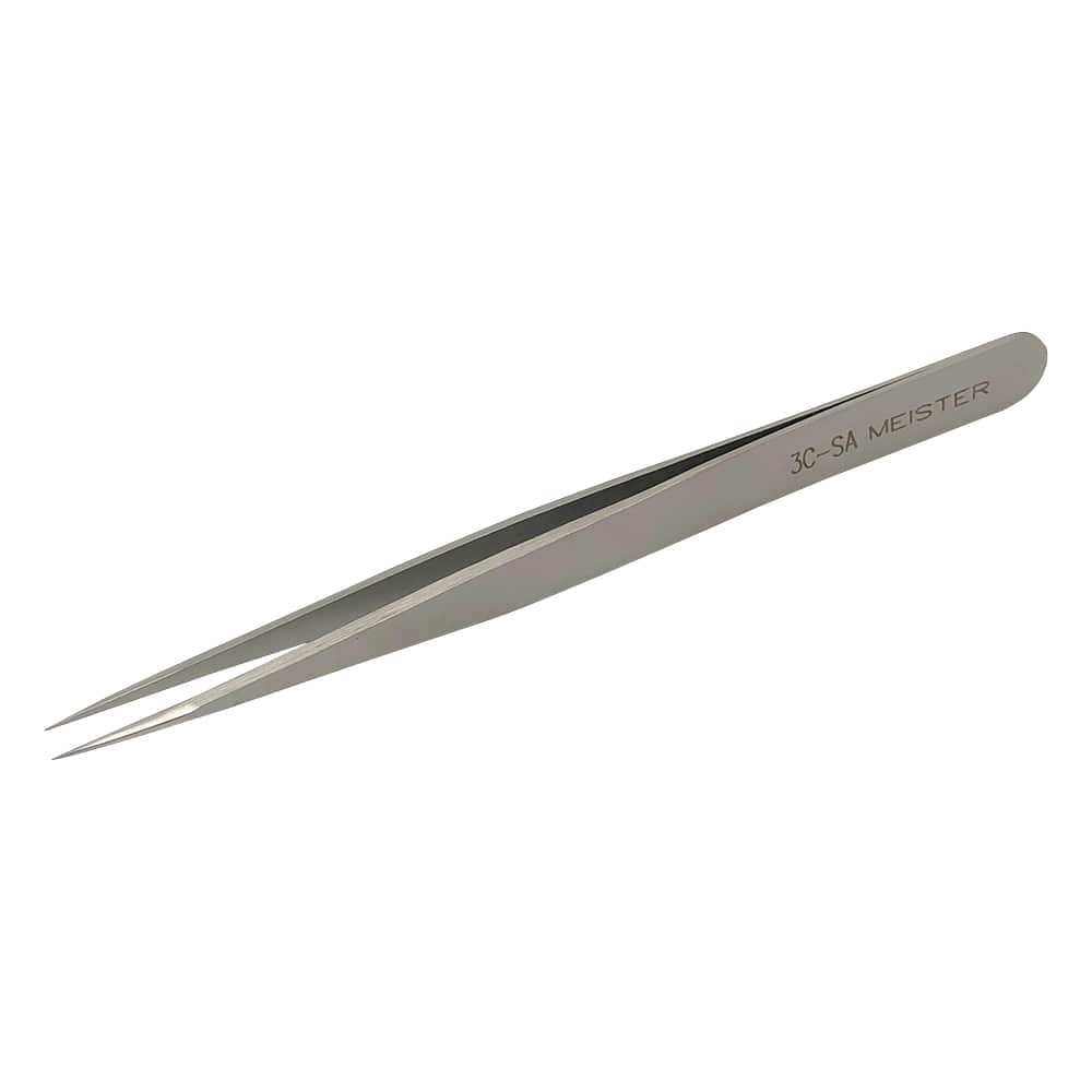 RUBIS MEISTER ピンセット SA(耐酸鋼)製 No.3C 3C-SA 1本(ご注文単位1本)【直送品】