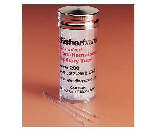 Fisher Scientific ヘマトクリットチューブ (ヘパリン未処理) 1箱(200本入) 22-362-574 1箱(ご注文単位1箱)【直送品】