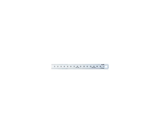 プラス ステンレス直尺　15cm×0.5mm厚　シルバー　 1本（ご注文単位1本）【直送品】