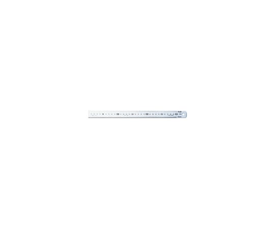 プラス ステンレス直尺 30cm×1mm厚 シルバー 1本(ご注文単位1本)【直送品】