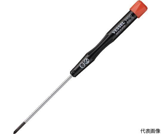 ベッセル マイクロドライバー 9900 +0×100 9900-0-100 1本(ご注文単位1本)【直送品】