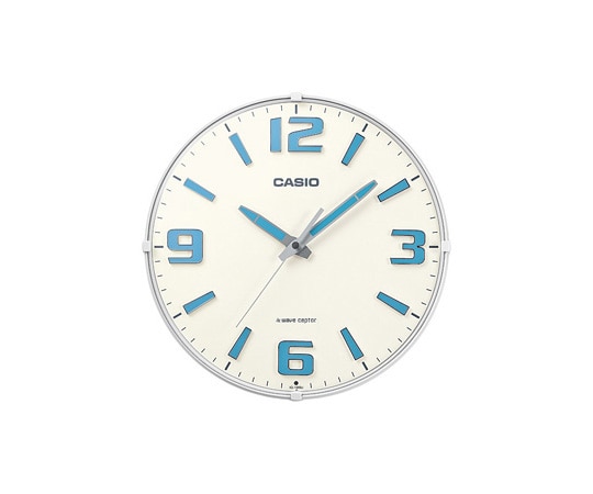 カシオ スタンダード掛け時計 (ホワイト) IQ-1009J-7JF 1個(ご注文単位1個)【直送品】