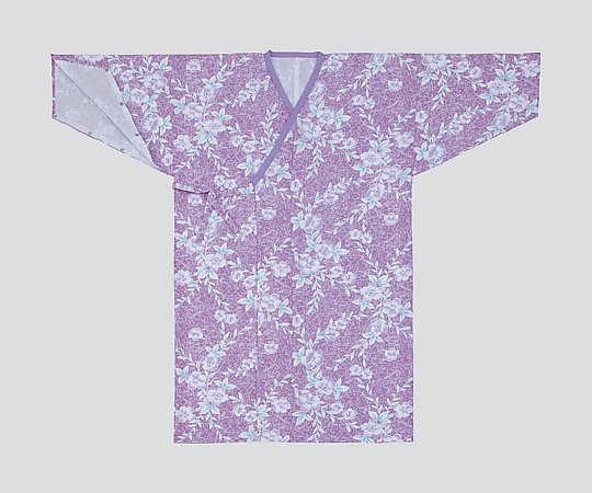 アズワン ガーゼ二重合わせ介護寝巻 (女性用/L) 9500(女性用L) 1枚(ご注文単位1枚)【直送品】