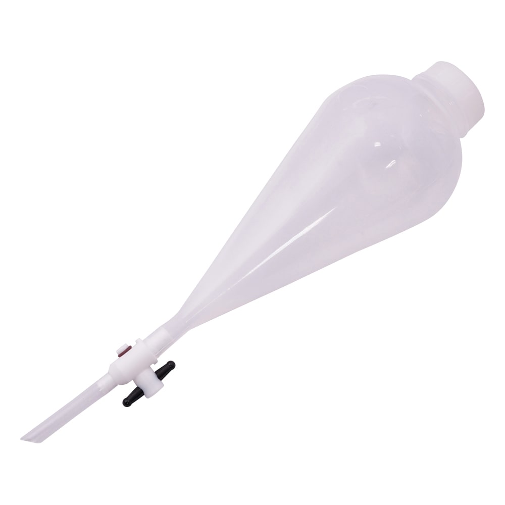 Nalge Nunc (サーモフィッシャーサイエンティフィック) FEP分液ロート TFEコック付 500mL 4301-0500 1個(ご注文単位1個)【直送品】