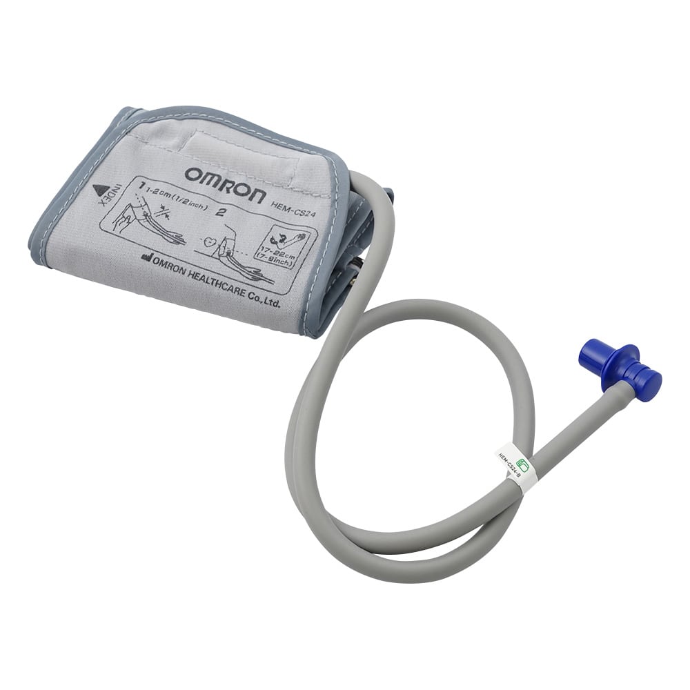 オムロン(ヘルスケア) 電子血圧計 上腕式 細腕用腕帯 HEM-CS24-B 1個(ご注文単位1個)【直送品】