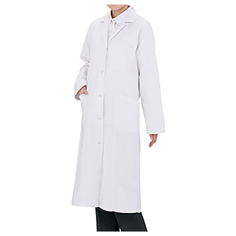 LLG Labware 白衣(綿100%) 女性用 M 9414343 1枚(ご注文単位1枚)【直送品】