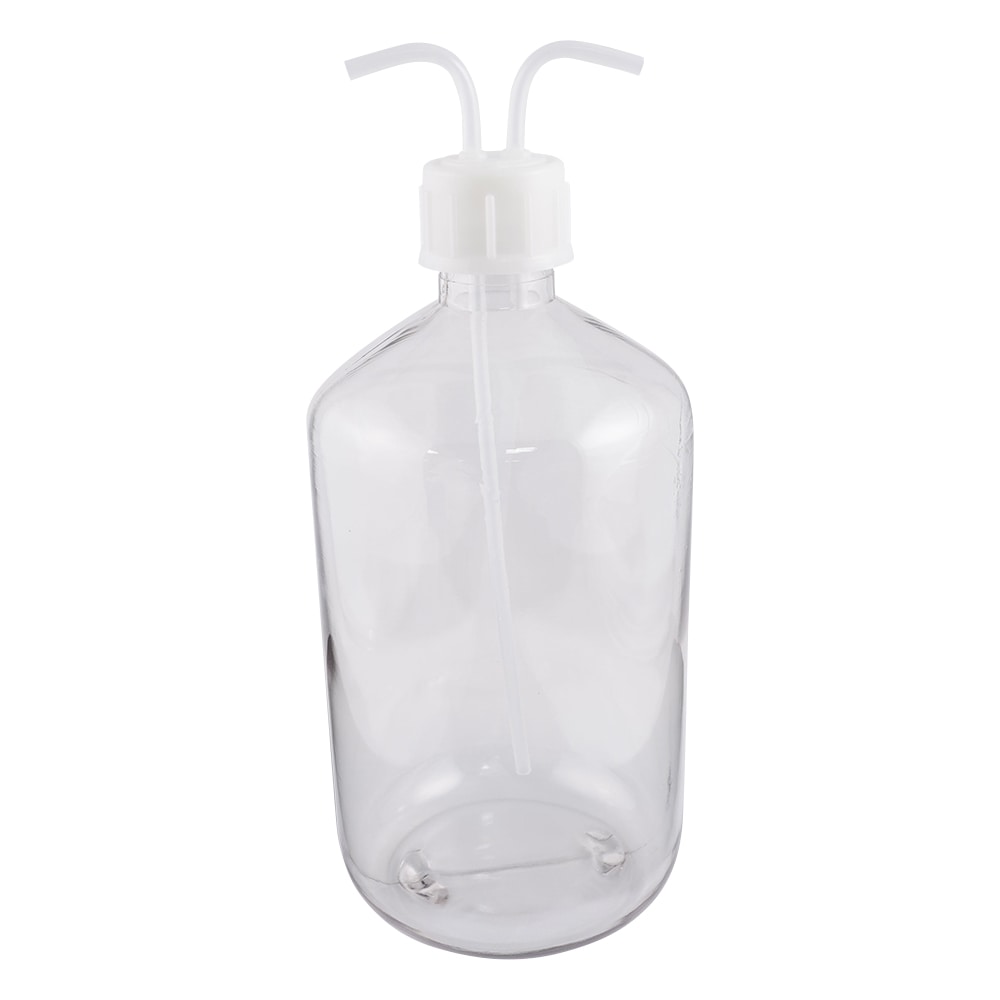 アズワン ガス洗浄瓶 5000mL (PC製) 細口タイプ 1本(ご注文単位1本)【直送品】