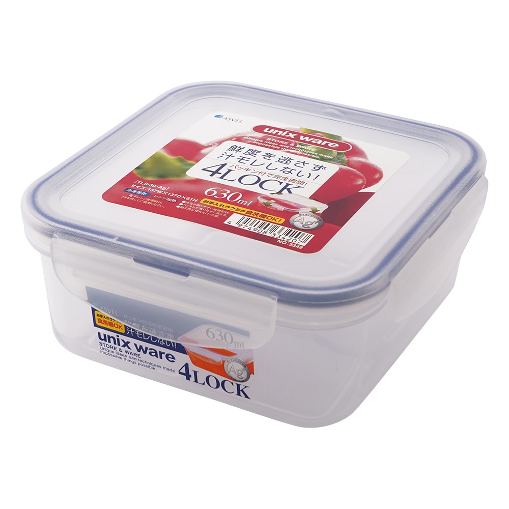 アスベル ユニックス・タイトロック 630mL TLS-30Ag 1個(ご注文単位1個)【直送品】