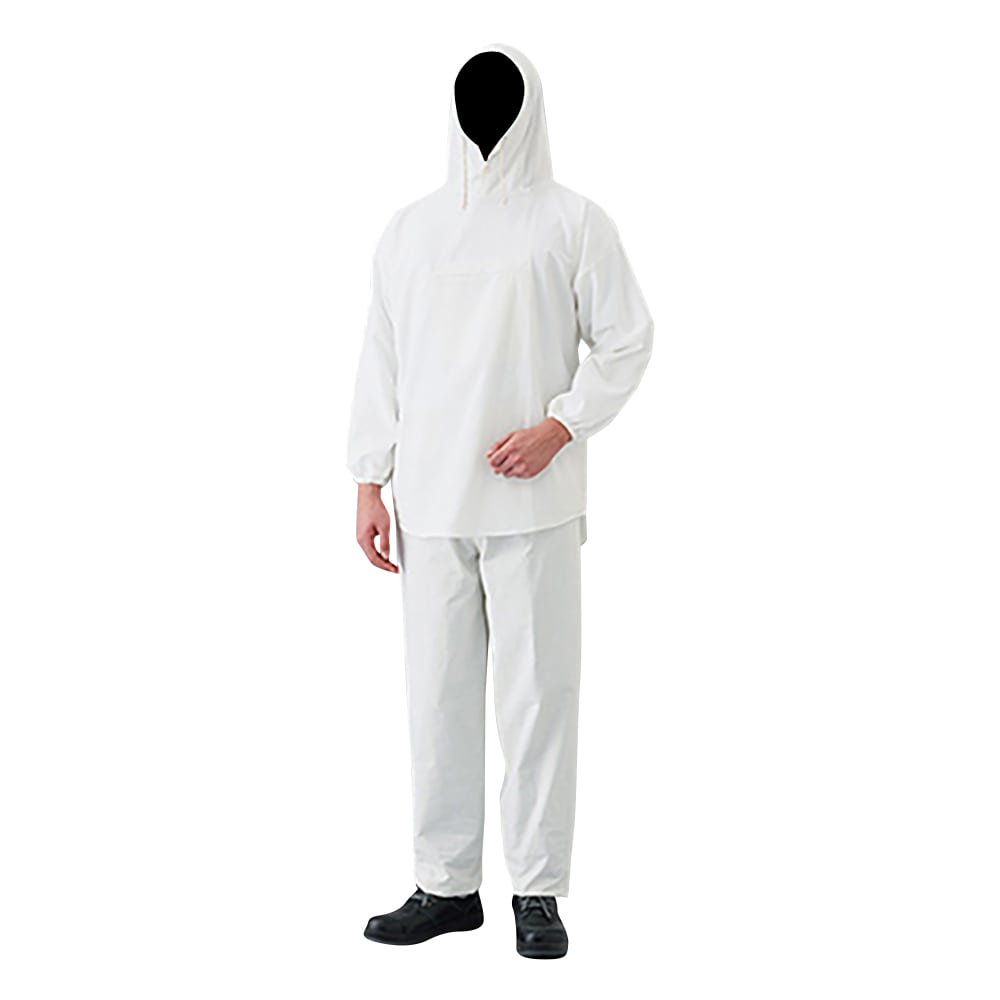 アズワン 塗装服 上下セット 胸中央ポケット(ファスナー)付 L HK-506 F 1セット(ご注文単位1セット)【直送品】