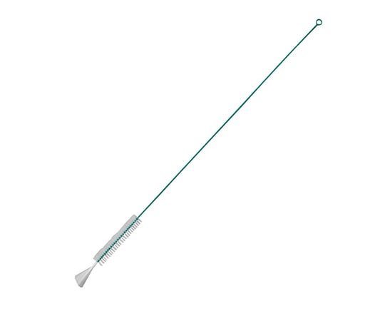 アズワン ナイロンブラシ(PE巻) 細管用(先付) 1本(ご注文単位1本)【直送品】